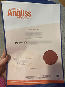 William Angliss Institute of TAFE diploma certificate