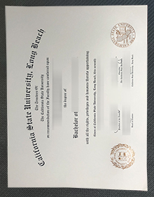 CSULB diploma certificate