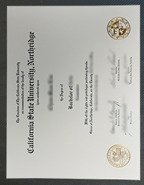 CSUN diploma certificate