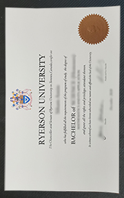 Ryerson University degree certificate