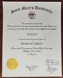 Saint Mary's University degree