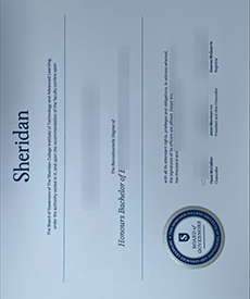 Sheridan College diploma certificate