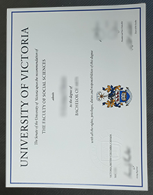 University of Victoria degree certificate