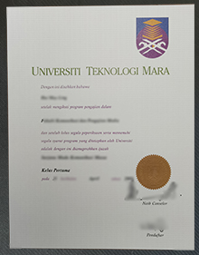 Universiti Teknologi MARA degree certificate