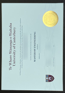 University of Canterbury diploma certificate