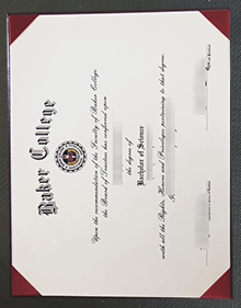 Baker College diploma