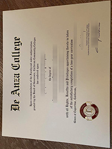 De Anza College Diploma