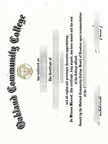 OCC diploma