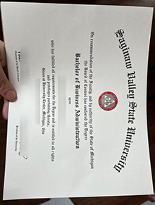 SVSU diploma Certificate