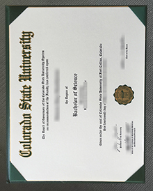 Colorado State University diploma, Order a CSU degree