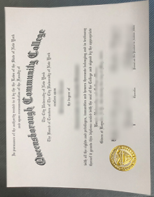 Queensborough Community College Diploma certificate