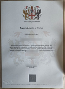 University of Chester fake degree