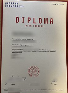 Masarykova univerzita diploma