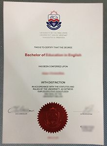 University Of The Free State Diploma Certificate