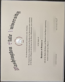 Washington State University diploma