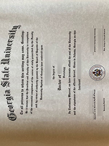 Georgia State University diploma, GSU degree