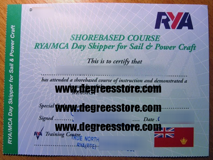 Rya Day Skipper Shorebased Certificate