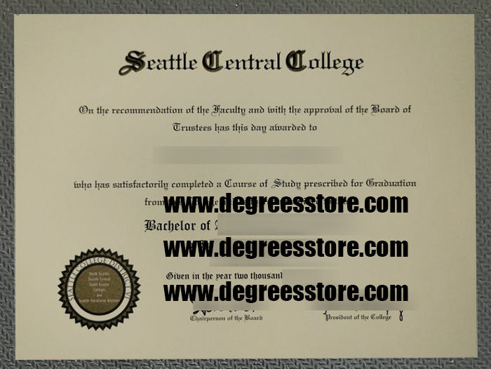 Seattle Central College degree