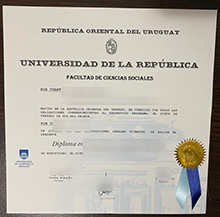 Universidad de la República degree certificate