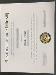 WGU degree certificate