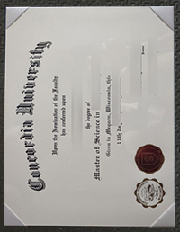 Concordia University Wisconsin Diploma Certificate