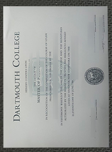 Dartmouth College Diploma sample