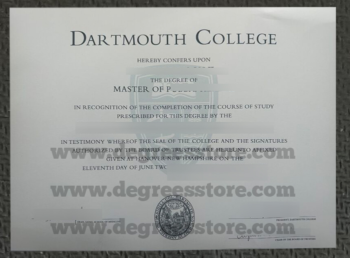 Dartmouth College Diploma