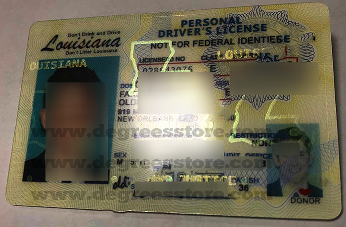 Louisiana fake ID, Buy a Louisiana Drving License