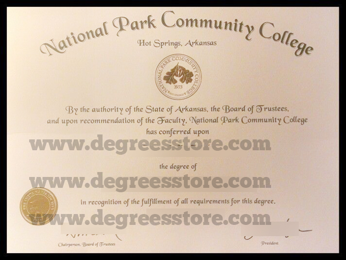 National park community college diploma