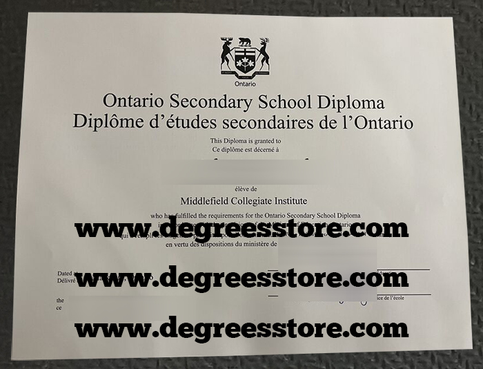 OSSD diploma