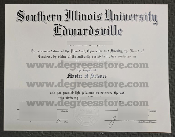 SIUE diploma, Southern Illinois University Edwardsville degree