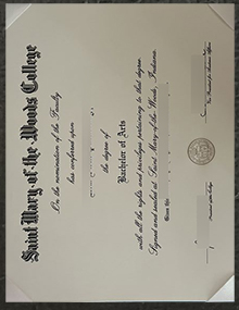 Saint Mary-of-the-Woods College diploma sample