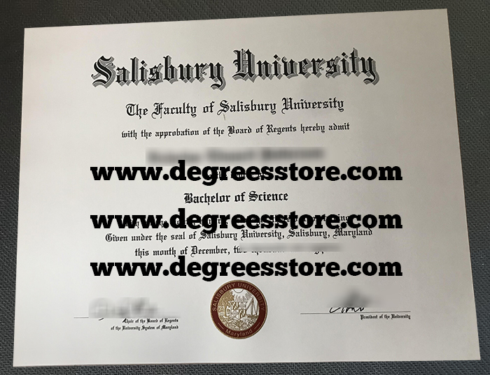 Salisbury University diploma