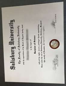 Salisbury University diploma sample