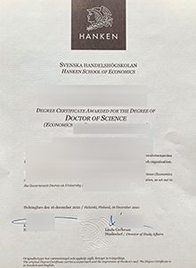 Svenska handelshögskolan degree sample