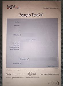 TestDaf Zeugnis