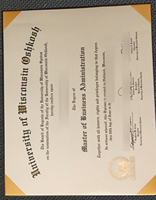 UW Oshkosh diploma