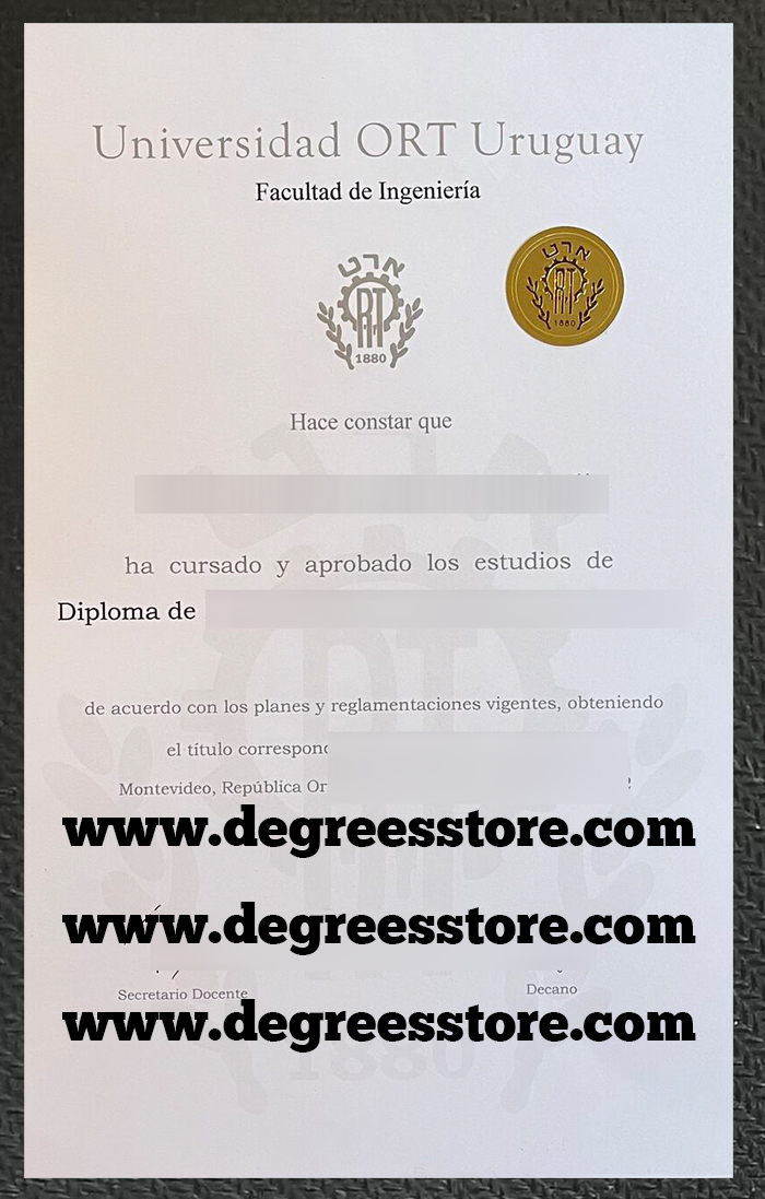 Universidad ORT Uruguay diploma