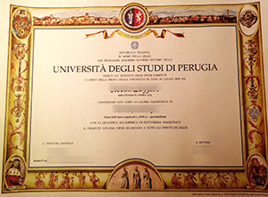 Università degli Studi di Perugia Laurea