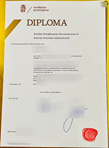 University of Groningen diploma sample