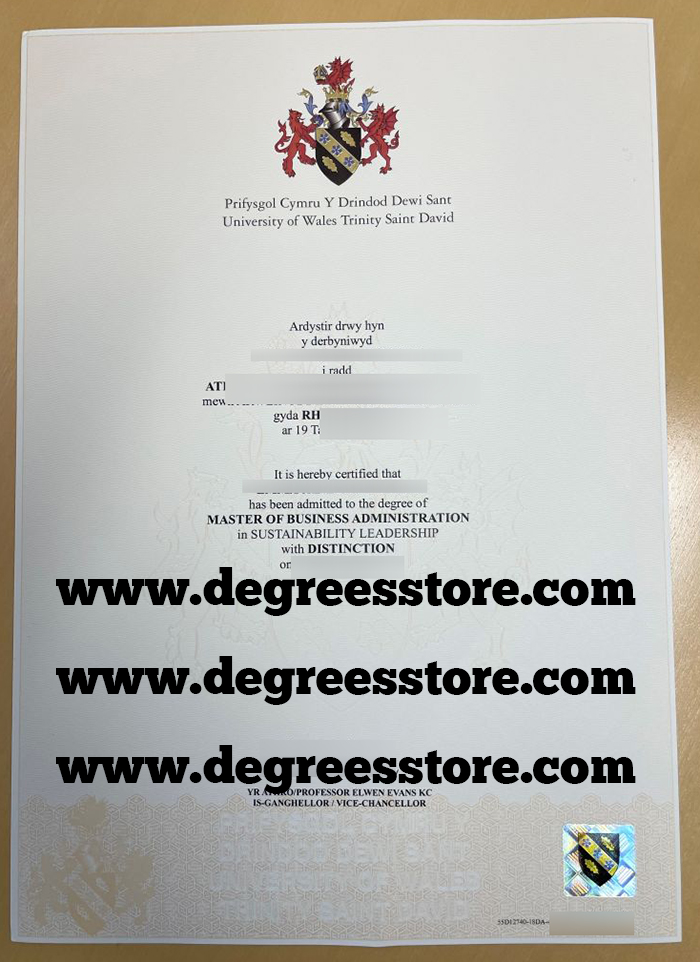 University of Wales Trinity Saint David degree