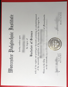 Worcester Polytechnic Institute diploma certificate