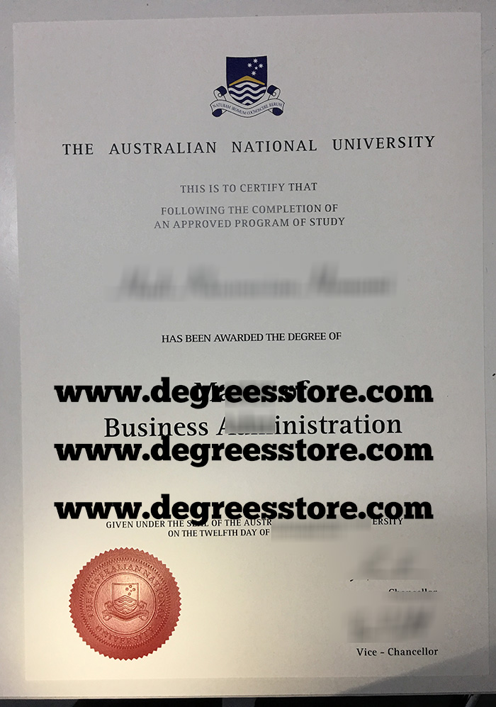 Australian National University degree