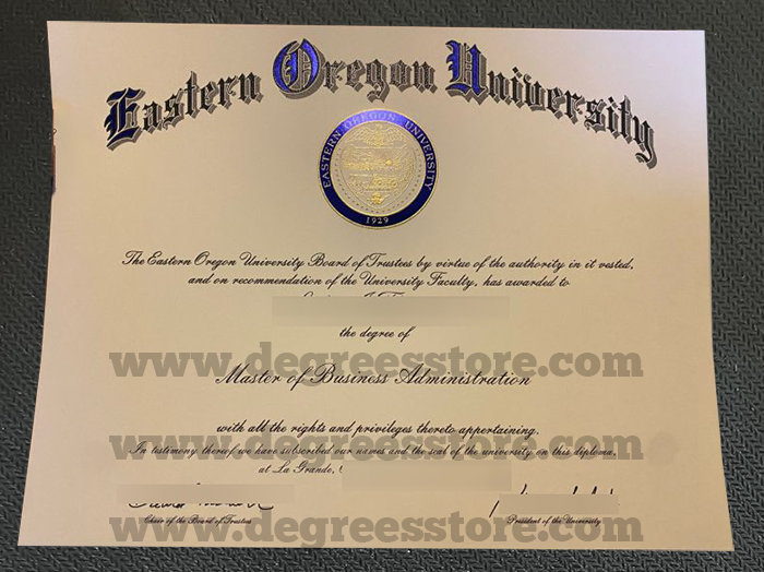 Eastern Oregon University Diploma