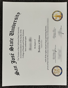 SJSU BSc diploma