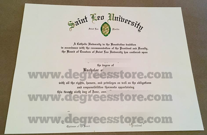 Saint Leo University Bachelor diploma